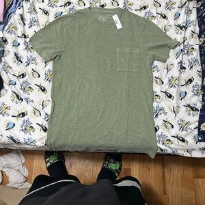 J. Crew Olive Short Sleeve Tee
